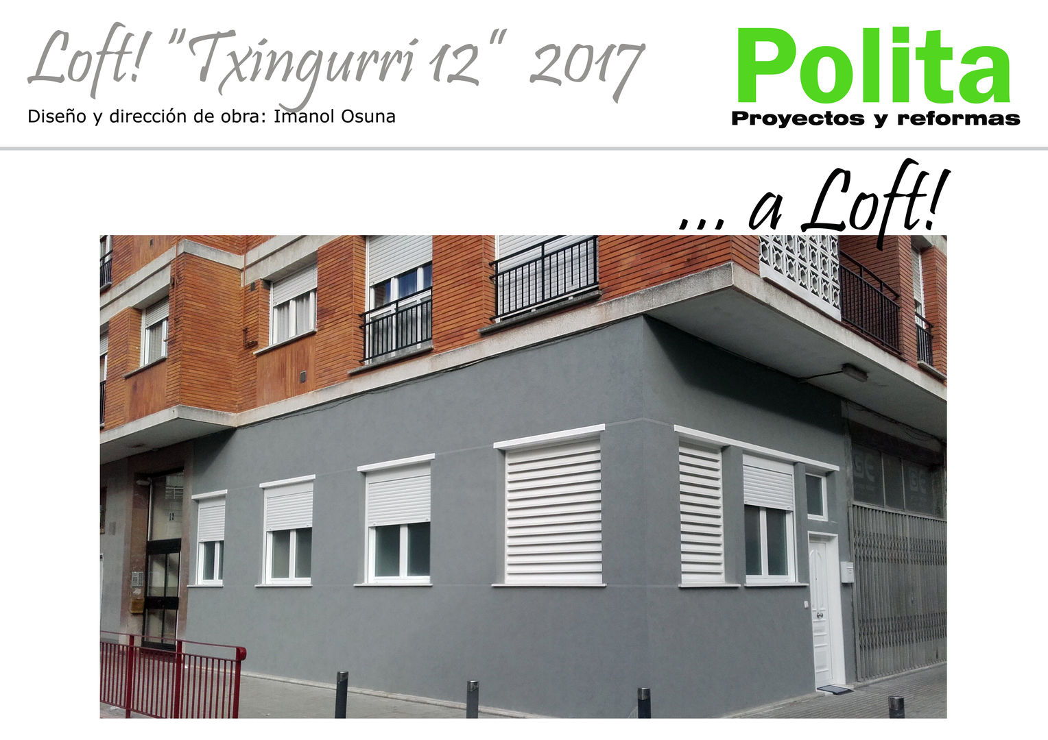 LOFT "txingurri 12" _ 2016, POLITA proyectos y reformas POLITA proyectos y reformas Casas de estilo minimalista