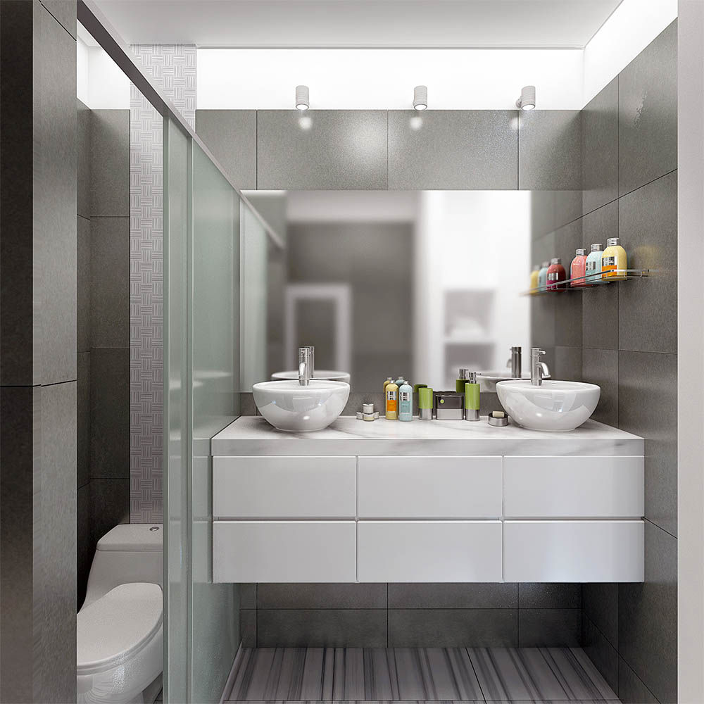 Baño homify 現代浴室設計點子、靈感&圖片
