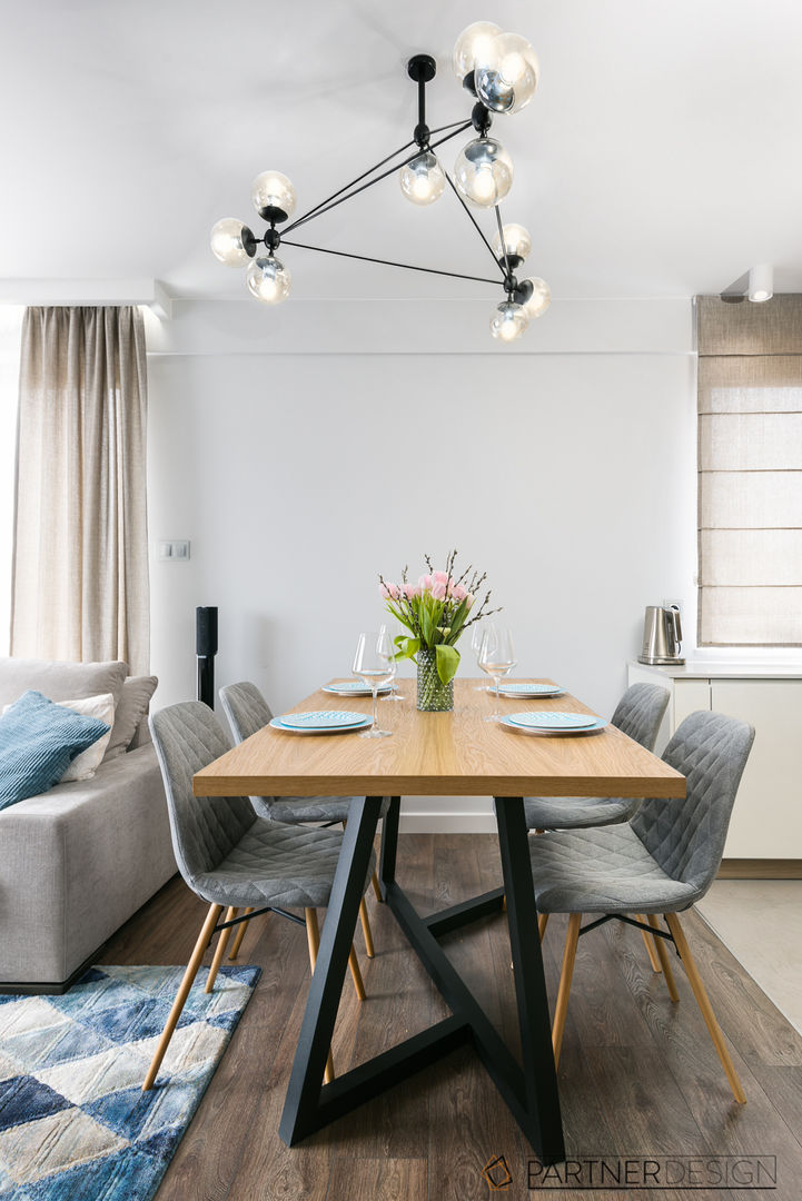 Apartament Dąbie, Q2Design Q2Design Modern Yemek Odası