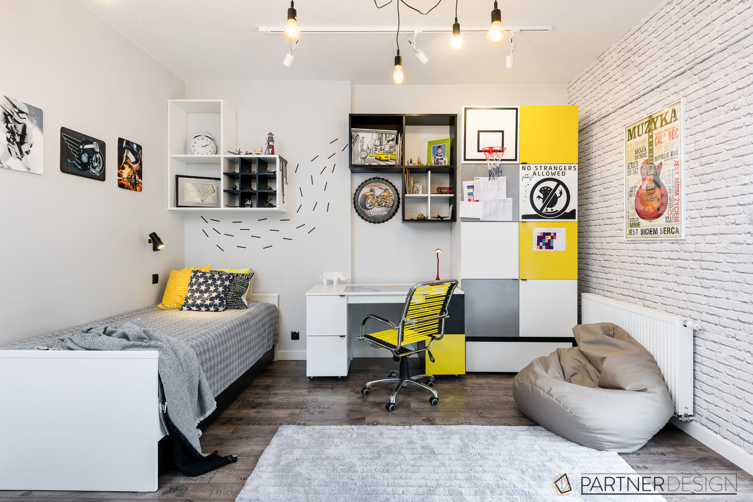 Apartament Dąbie, Q2Design Q2Design غرفة الاطفال