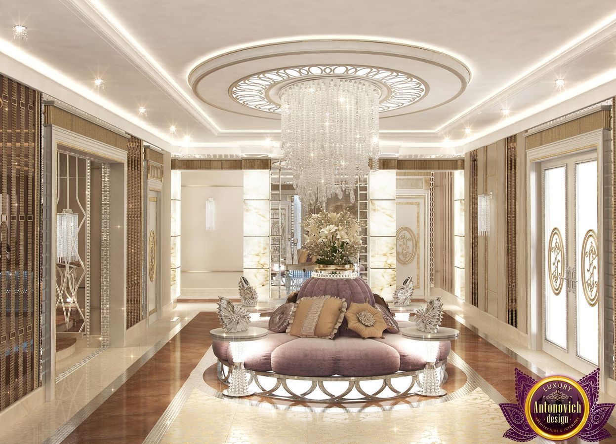 ​ Entrance interior design ideas by Katrina Antonovich, Luxury Antonovich Design Luxury Antonovich Design モダンスタイルの 玄関&廊下&階段