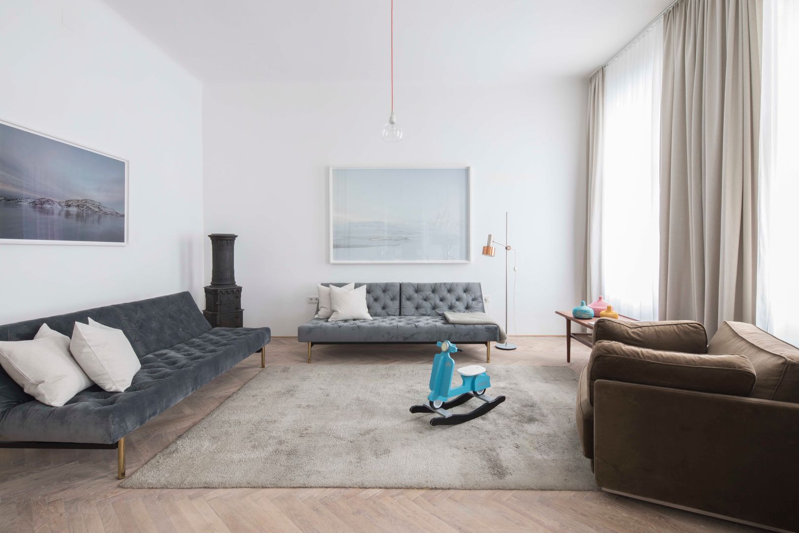 Apartment E&E, destilat Design Studio GmbH destilat Design Studio GmbH Modern living room