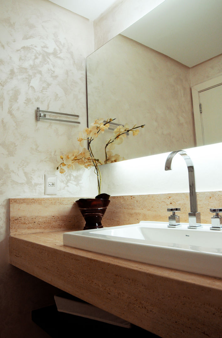 Textura para revestir daniela kuhn arquitetura Casas de banho modernas