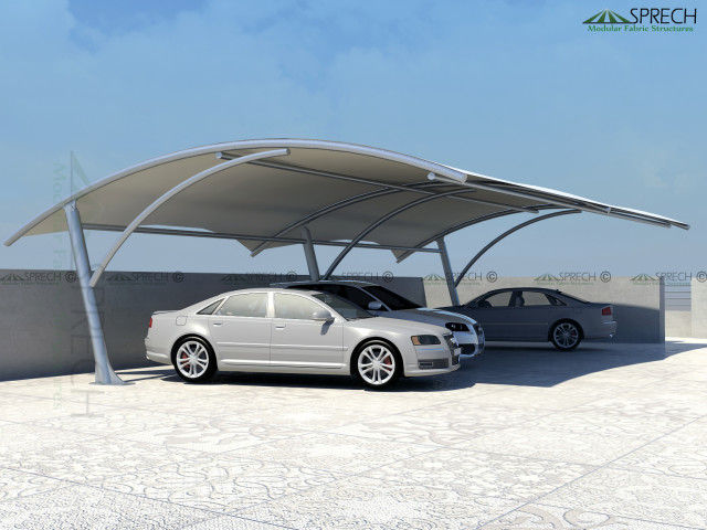 Car Parking Shade Structures Sprech Tenso-Structures Pvt. Ltd.