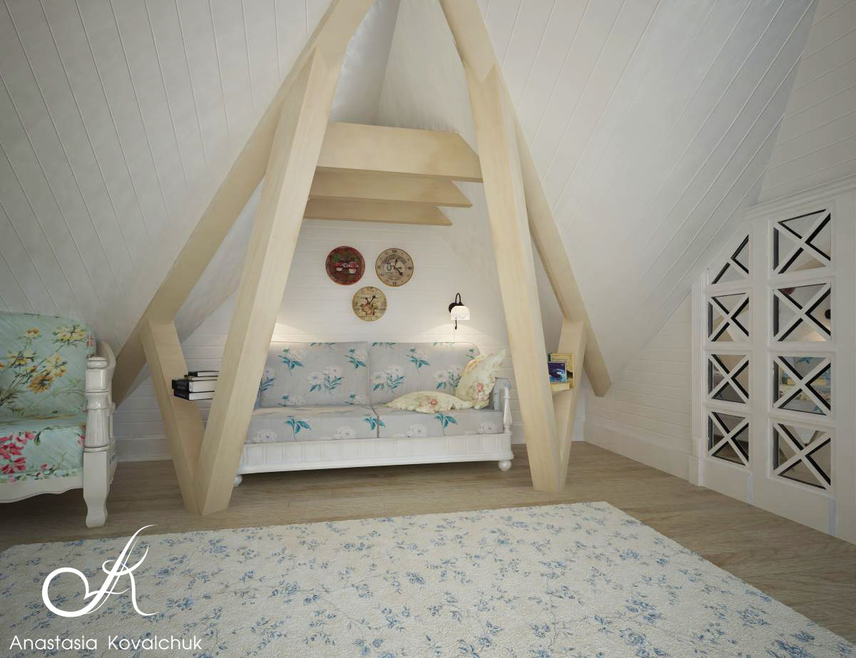 Villa, Design studio by Anastasia Kovalchuk Design studio by Anastasia Kovalchuk Camera da letto in stile classico