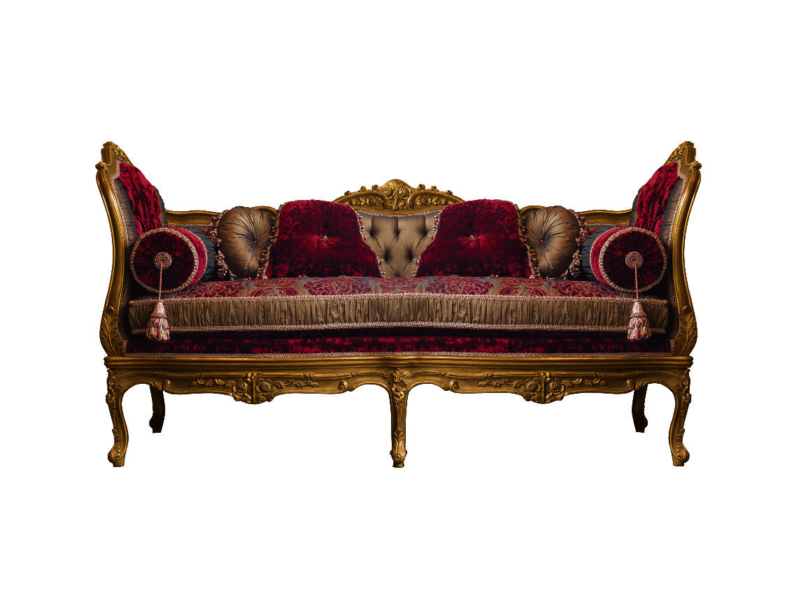 MOULIN ROUGE Royal Oriental Red Maroon Daybed Sofa Chaise Longue REGAL SOFAS AND INTERIORS غرفة المعيشة أريكة ومقاعد إسترخاء