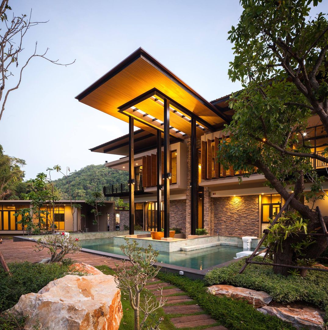 BAAN KHAO YAI , LAMOONTA ARCHITECTS,.CO.LTD LAMOONTA ARCHITECTS,.CO.LTD