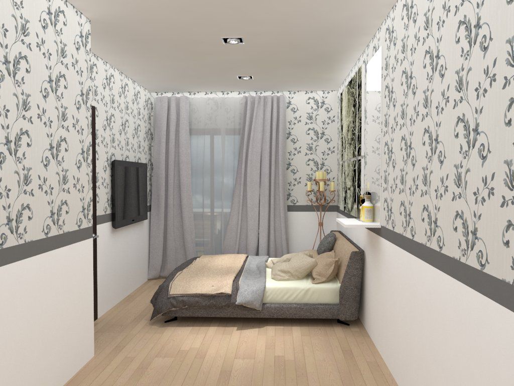 ตกแต่งห้องคอนโด, No.13 Design No.13 Design オリジナルスタイルの 寝室