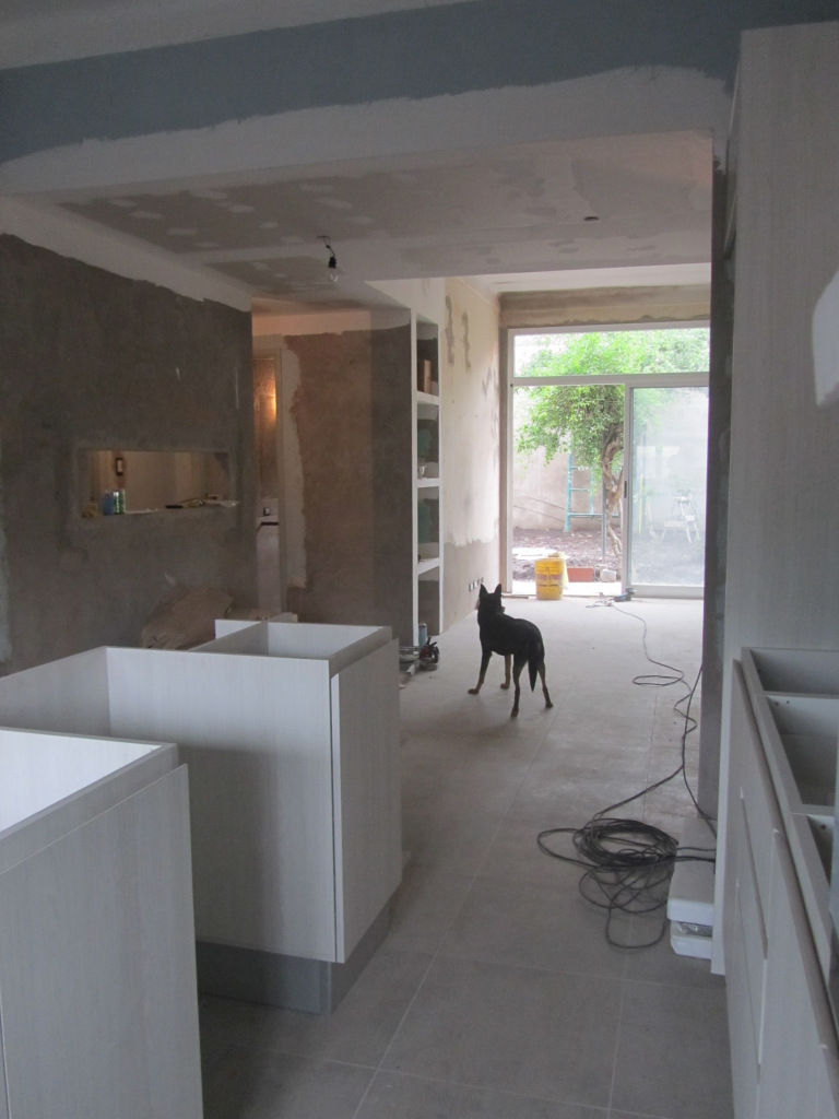 REMODELACION Y AMPLIACION CASA EN AVELLANEDA, ARQUITECTA MORIELLO ARQUITECTA MORIELLO 모던스타일 다이닝 룸