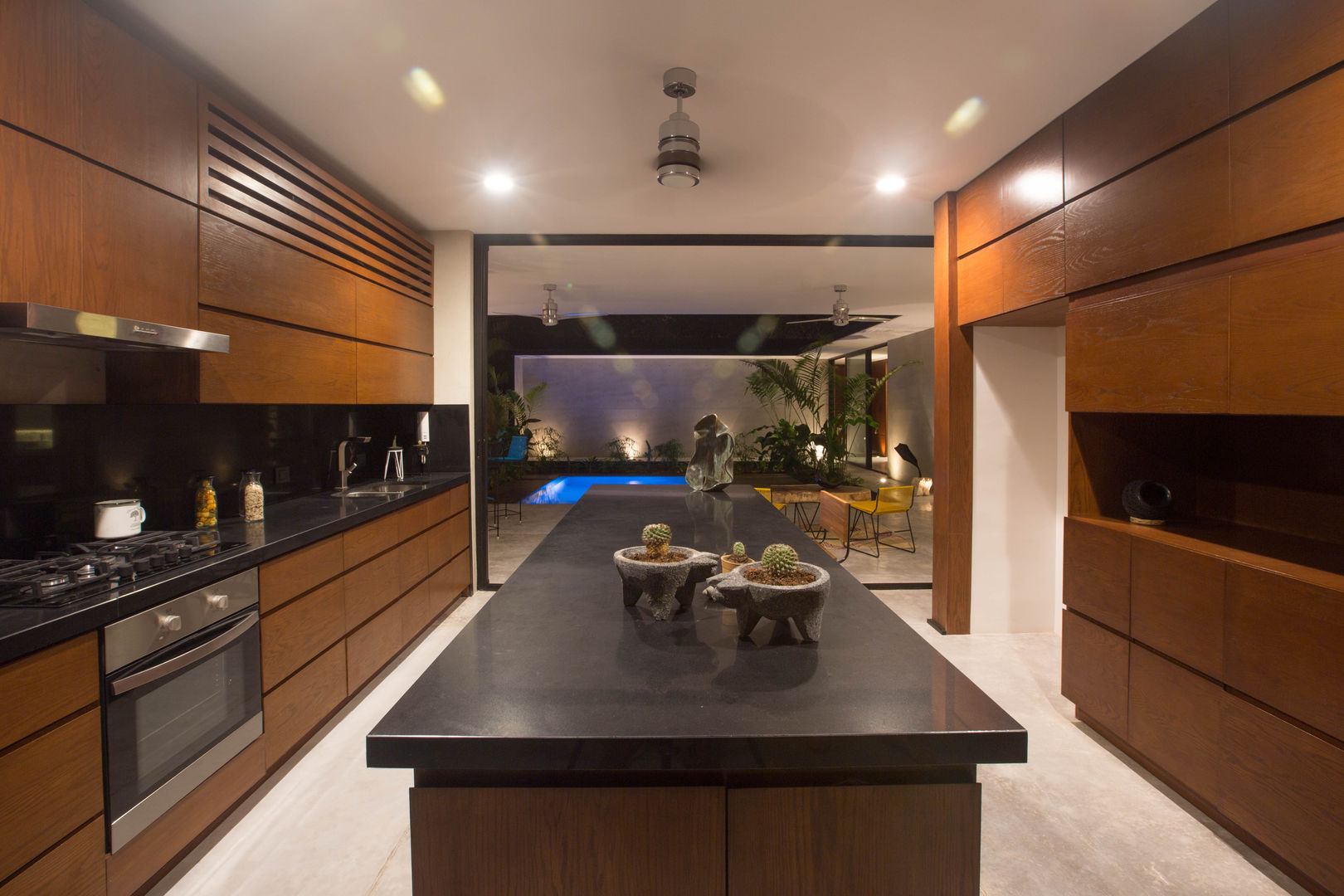 PM, FGO Arquitectura FGO Arquitectura Modern kitchen Wood Wood effect