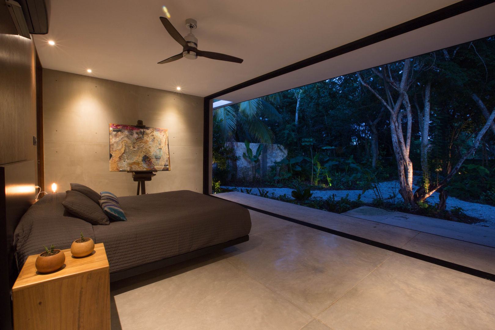 PM, FGO Arquitectura FGO Arquitectura Modern style bedroom Concrete