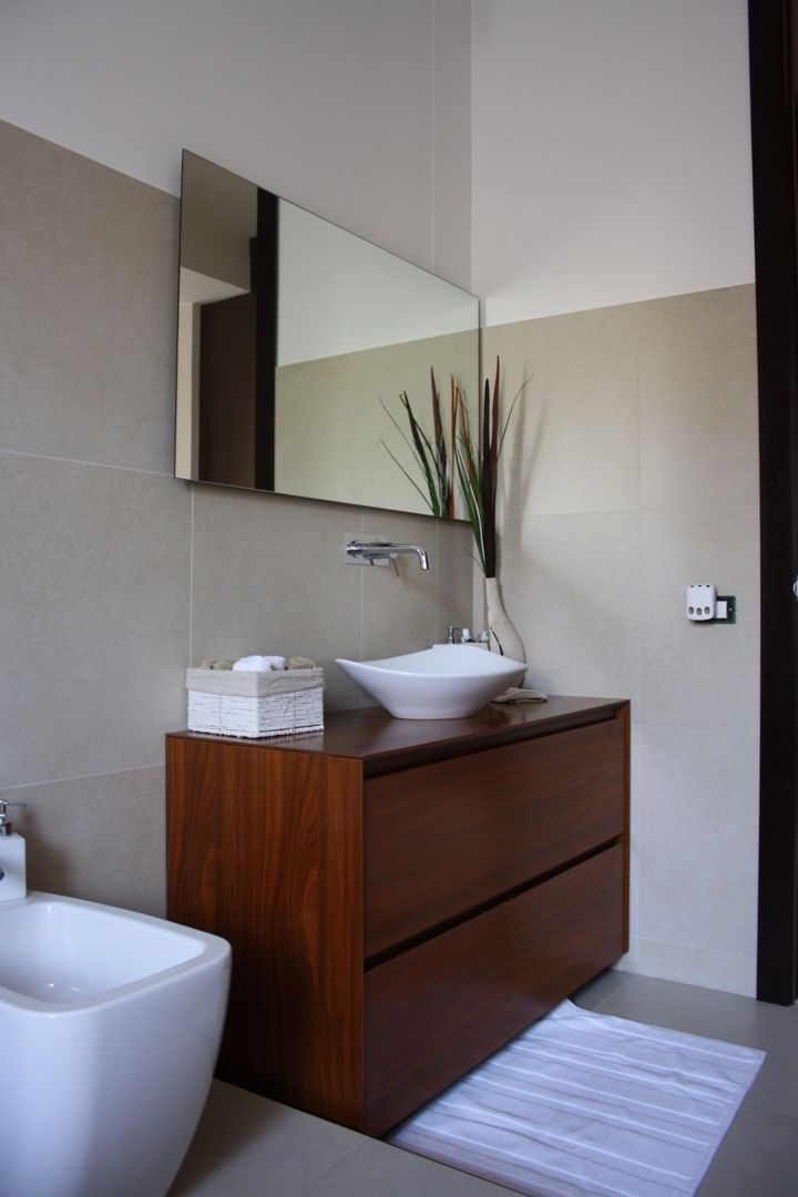 S&N HOME, NoiArchitetti_Napoli NoiArchitetti_Napoli Modern style bathrooms Wood Wood effect