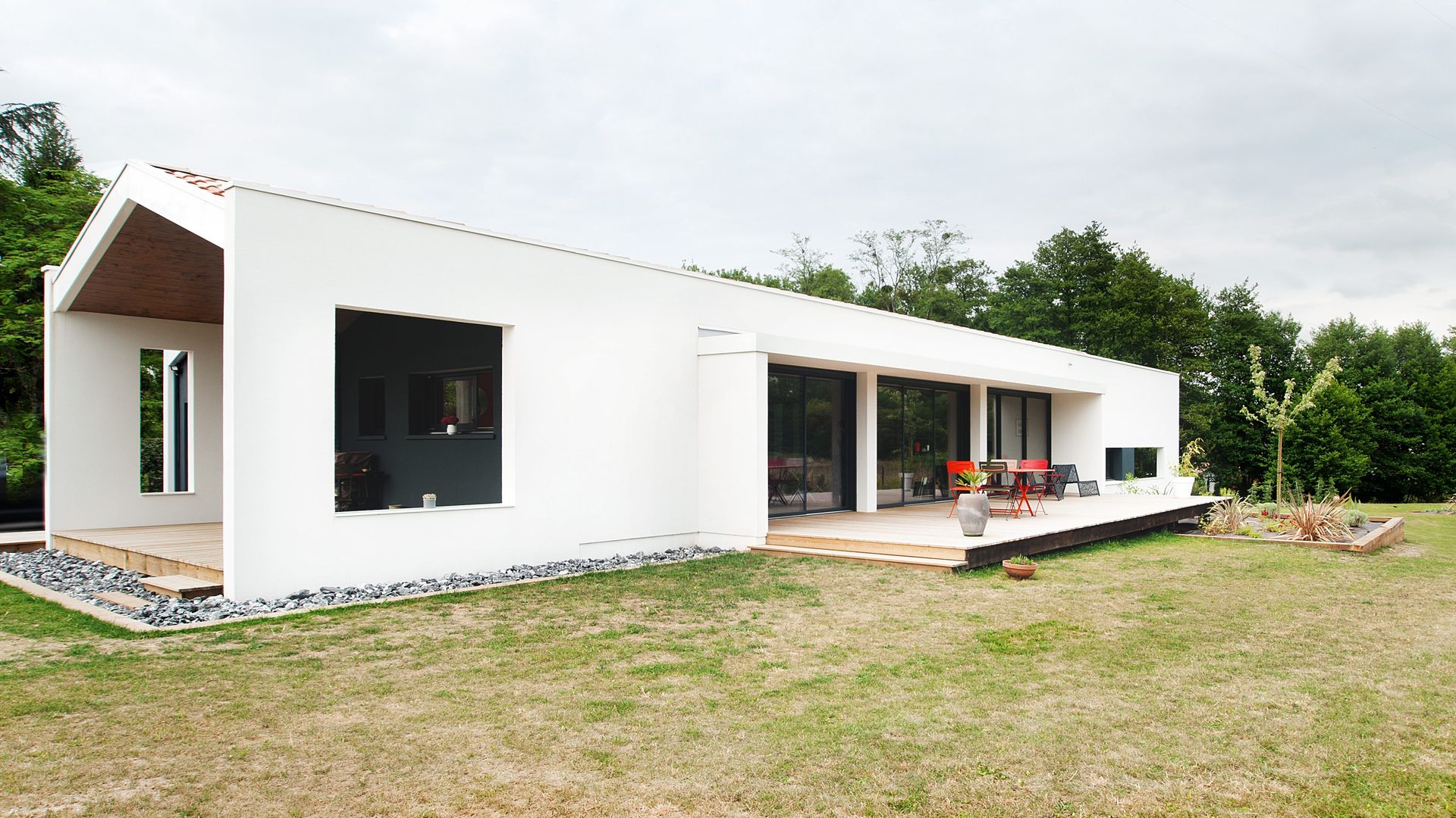 Maison Individuelle à Canéjan, Plus Architectes Plus Architectes Modern Houses