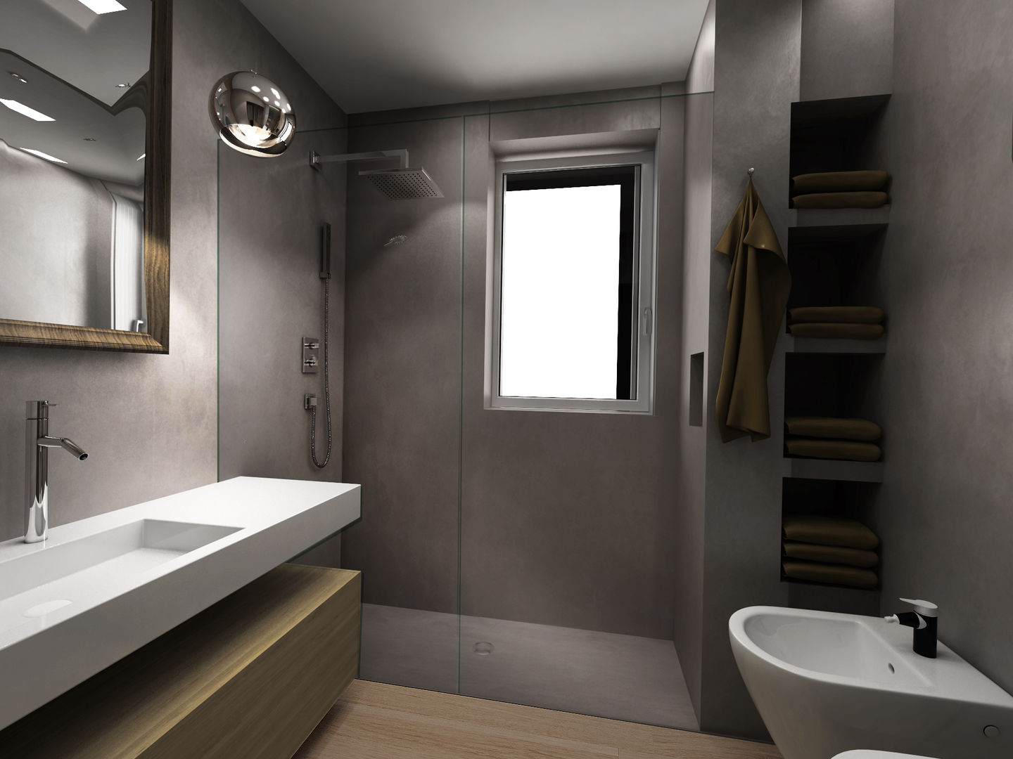 homify Minimalist bathroom