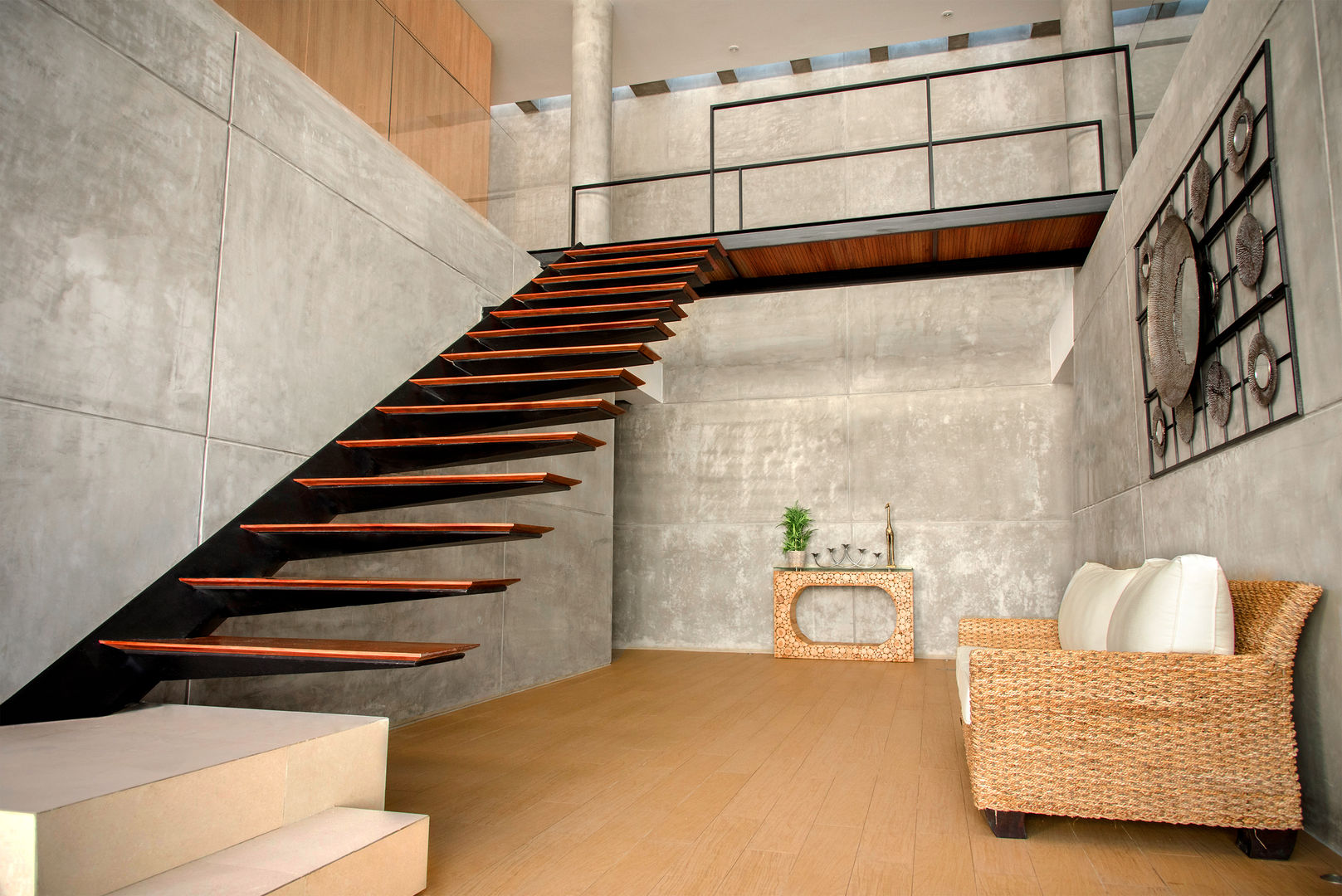 CASA LIVING, Chetecortés Chetecortés Modern corridor, hallway & stairs