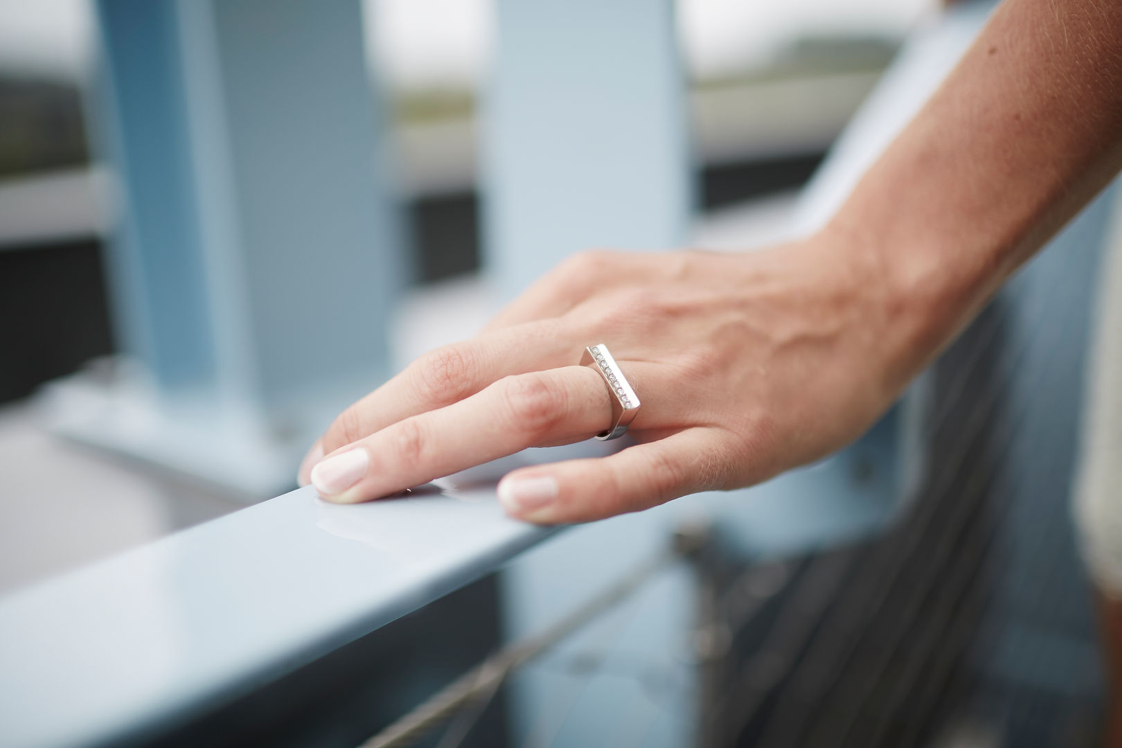 UNIQUE WHITE GOLD AND DIAMOND WEDDING RINGS. Bloomming Other spaces Silver/Gold Other artistic objects