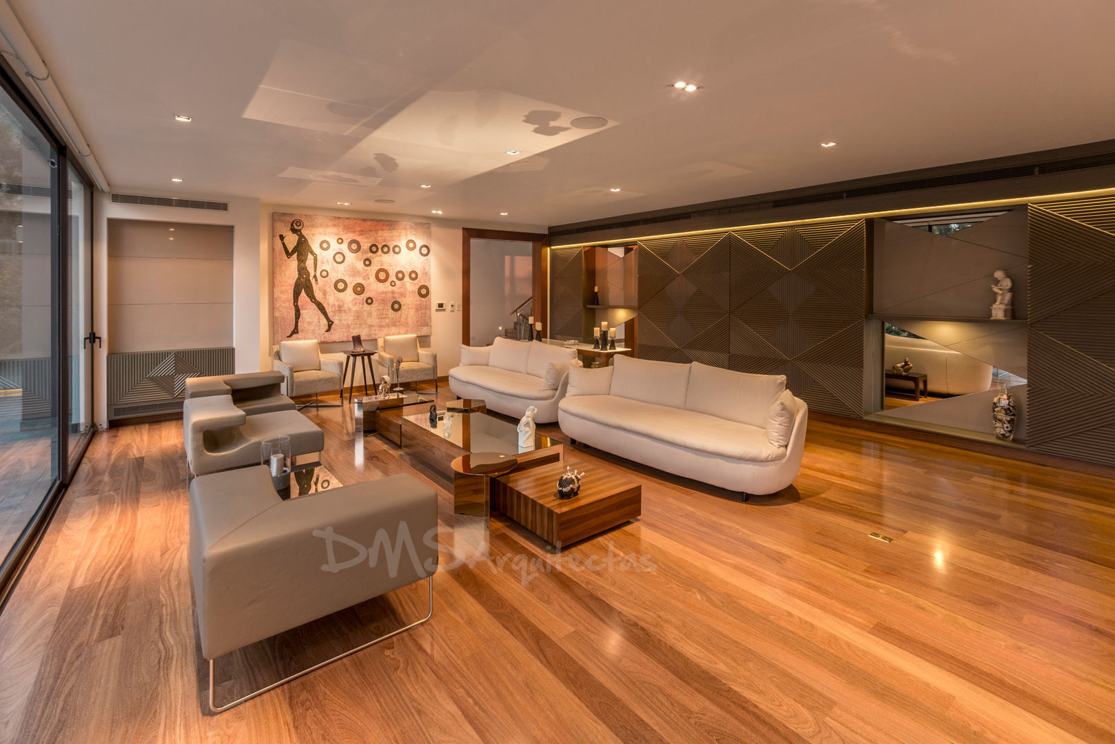 SALA DMS Arquitectas Livings de estilo moderno