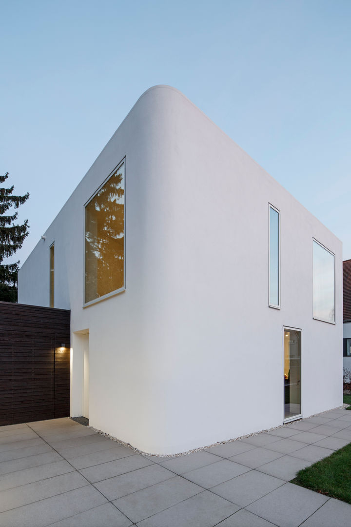 EFH in Holzbauweise, Falke Architekten Falke Architekten Minimalistyczne domy