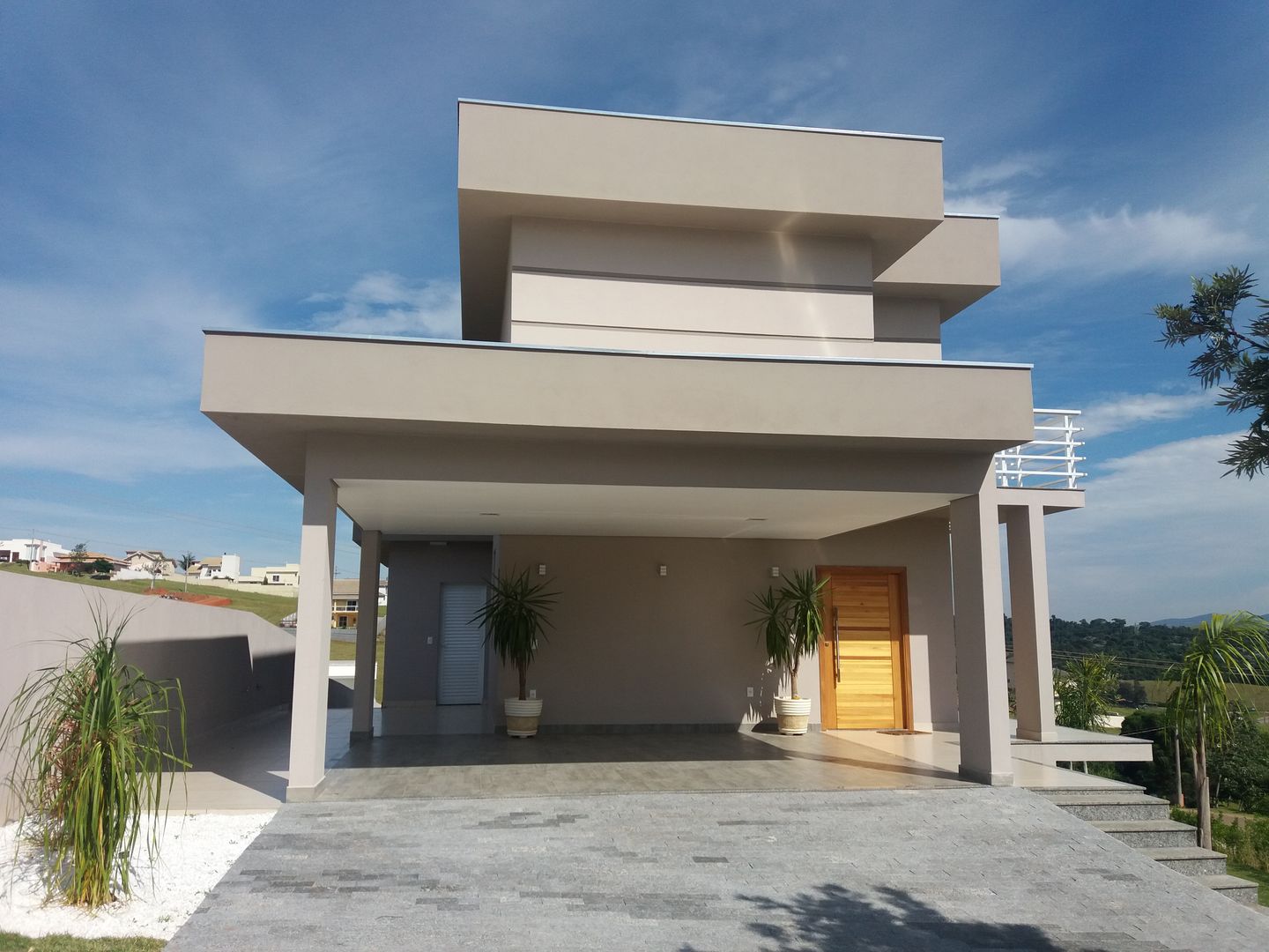 Residencia Sobrado RN , Barbara Oriani Arquiteta Barbara Oriani Arquiteta Modern houses Concrete