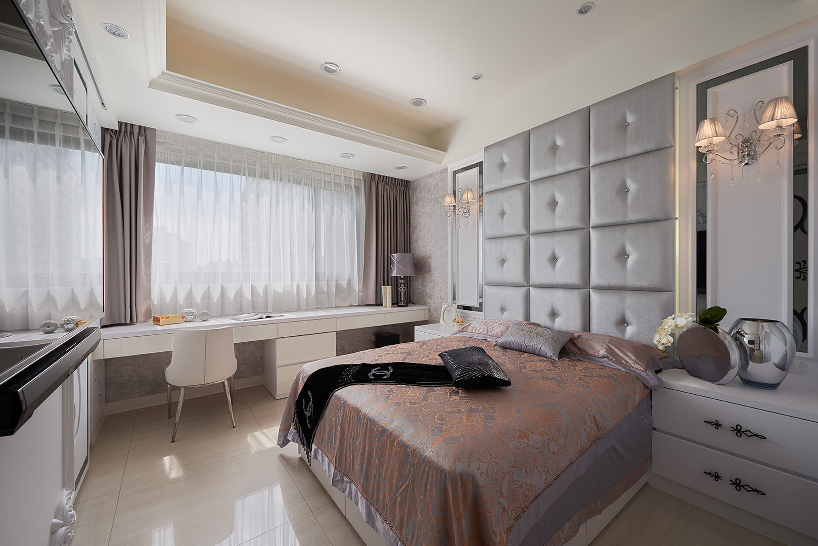 男主臥 趙玲室內設計 Classic style bedroom