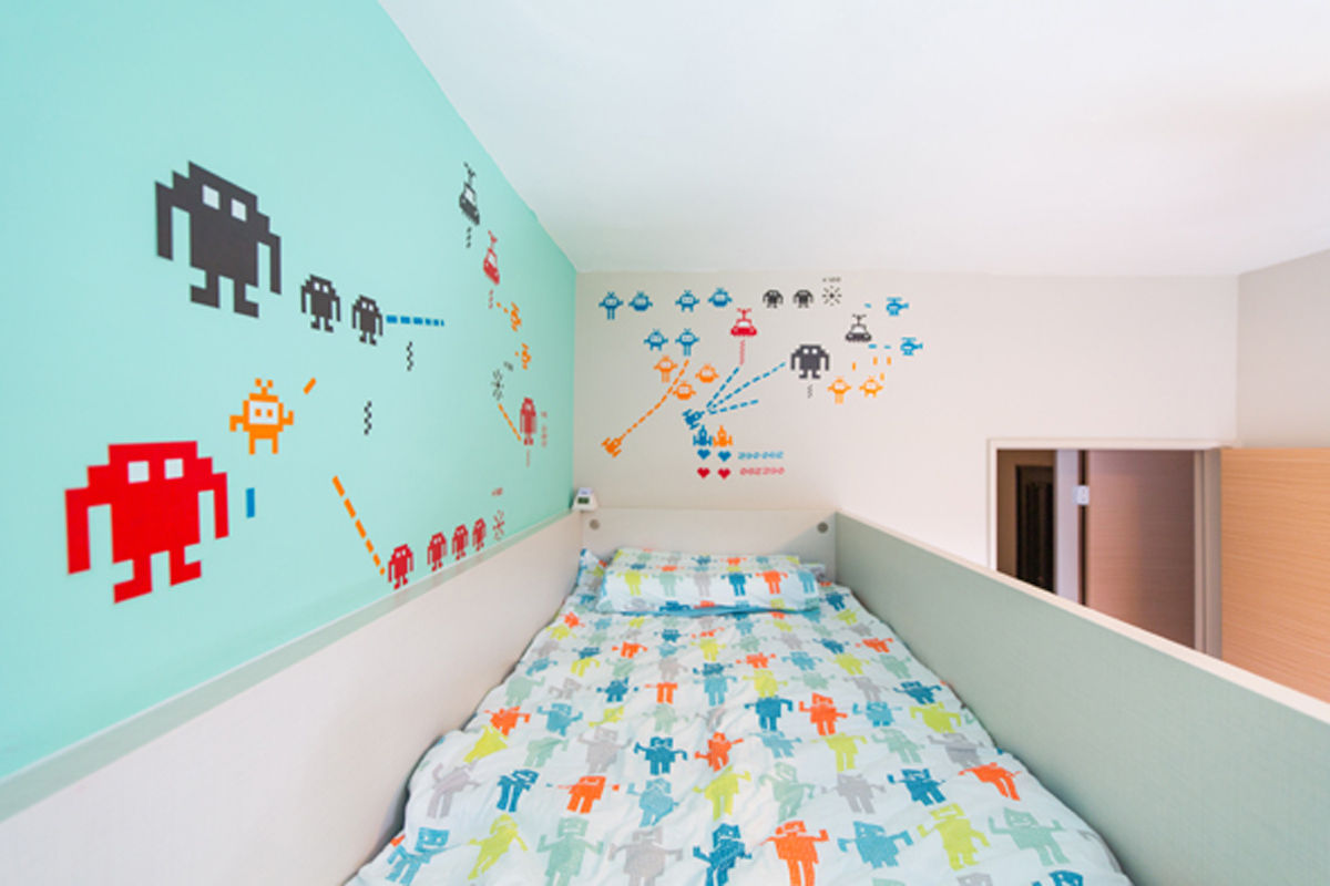 小孩房 果仁室內裝修設計有限公司 Minimalist nursery/kids room