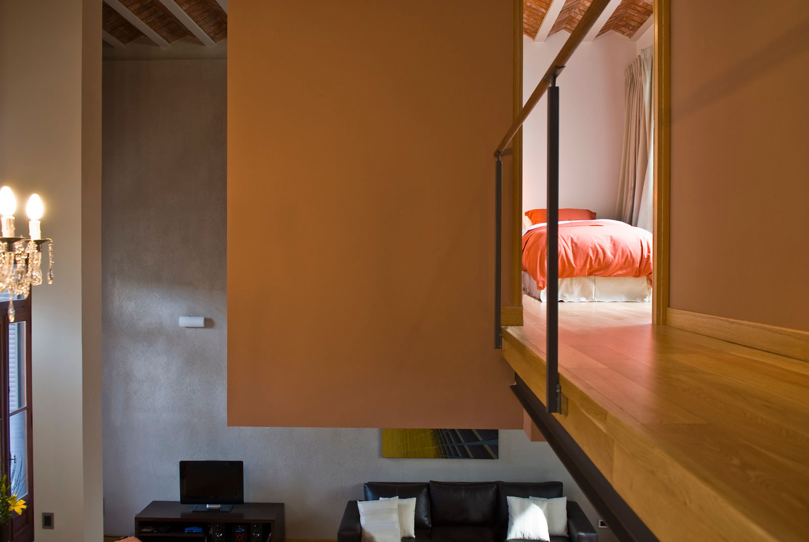 CASA EN PALERMO, ARQUITECTA MORIELLO ARQUITECTA MORIELLO Modern corridor, hallway & stairs