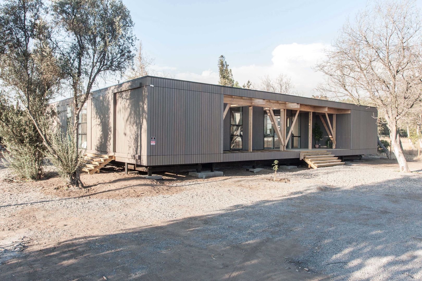 Oficinas Chicureo, MACIZO, ARQUITECTURA EN MADERA MACIZO, ARQUITECTURA EN MADERA Espaces commerciaux Bois Effet bois Locaux commerciaux & Magasins