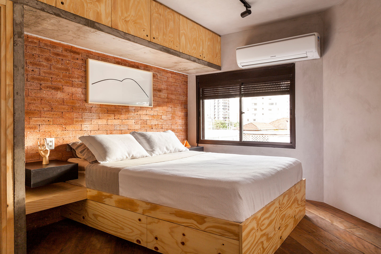 Loft São Paulo, Tripper Arquitetura Tripper Arquitetura 모던스타일 침실