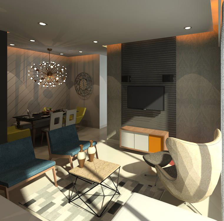 Talreja Residence, Ramnani & Associates Ramnani & Associates غرفة المعيشة