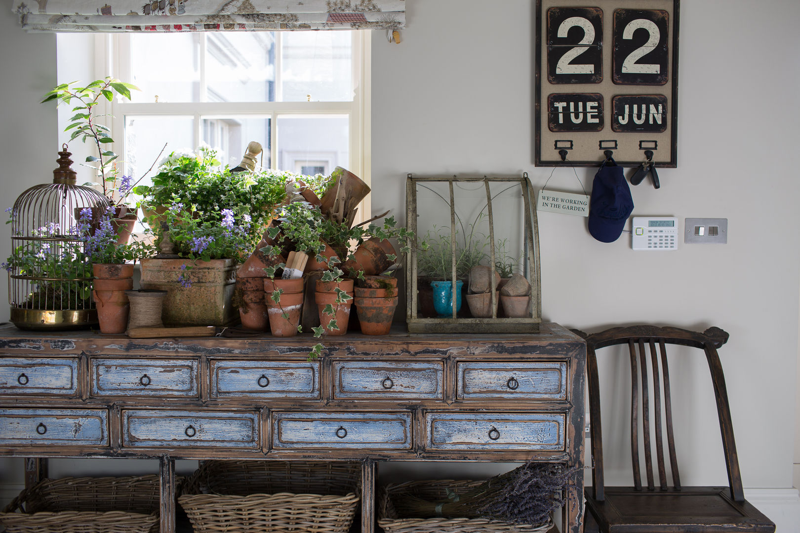 Country Manor Potting Table Thompson Clarke Classic style living room