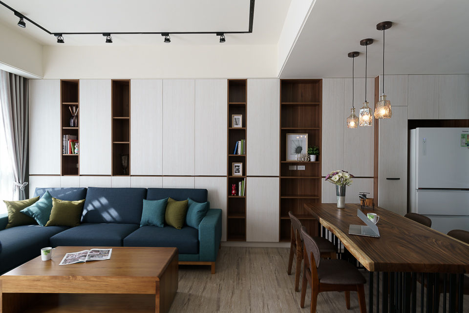 善化 貝森朵夫二期 , 橡樹設計Oak Design 橡樹設計Oak Design Eclectic style living room