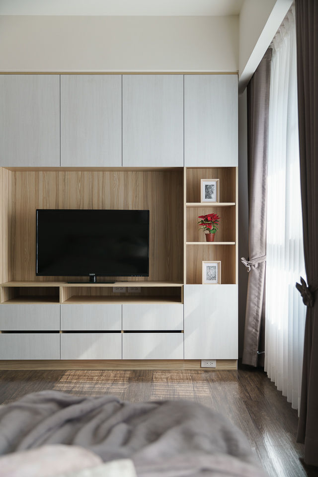 善化 貝森朵夫二期 , 橡樹設計Oak Design 橡樹設計Oak Design Eclectische slaapkamers