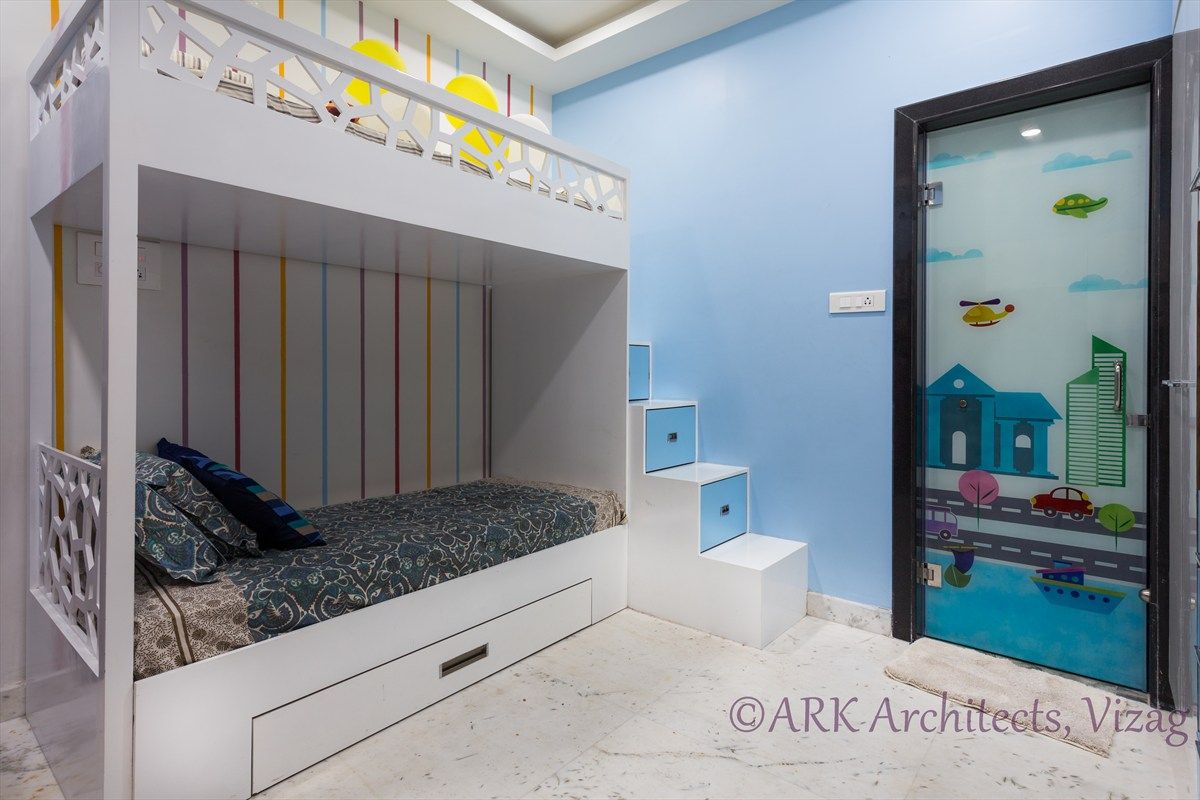 Small Flat, Cosy Interiors, ARK Architects & Interior Designers ARK Architects & Interior Designers Quarto infantil moderno