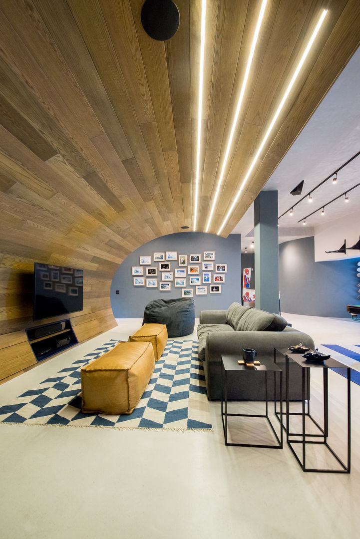 Urban Man Cave, Inhouse Inhouse Salones de estilo industrial