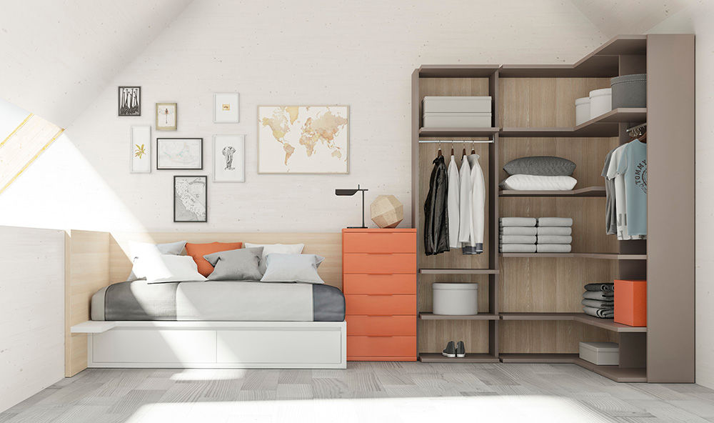 EL VESTIDOR DE TUS SUEÑOS, Tedyc, SL Tedyc, SL Modern style bedroom Wood Wood effect Wardrobes & closets