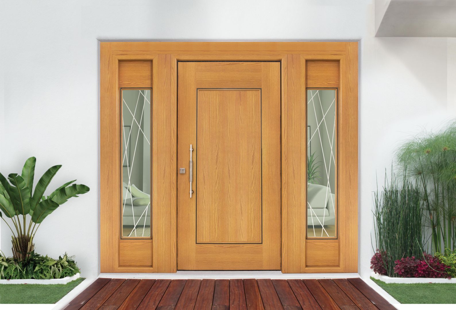 homify Modern style doors Aluminium/Zinc Doors