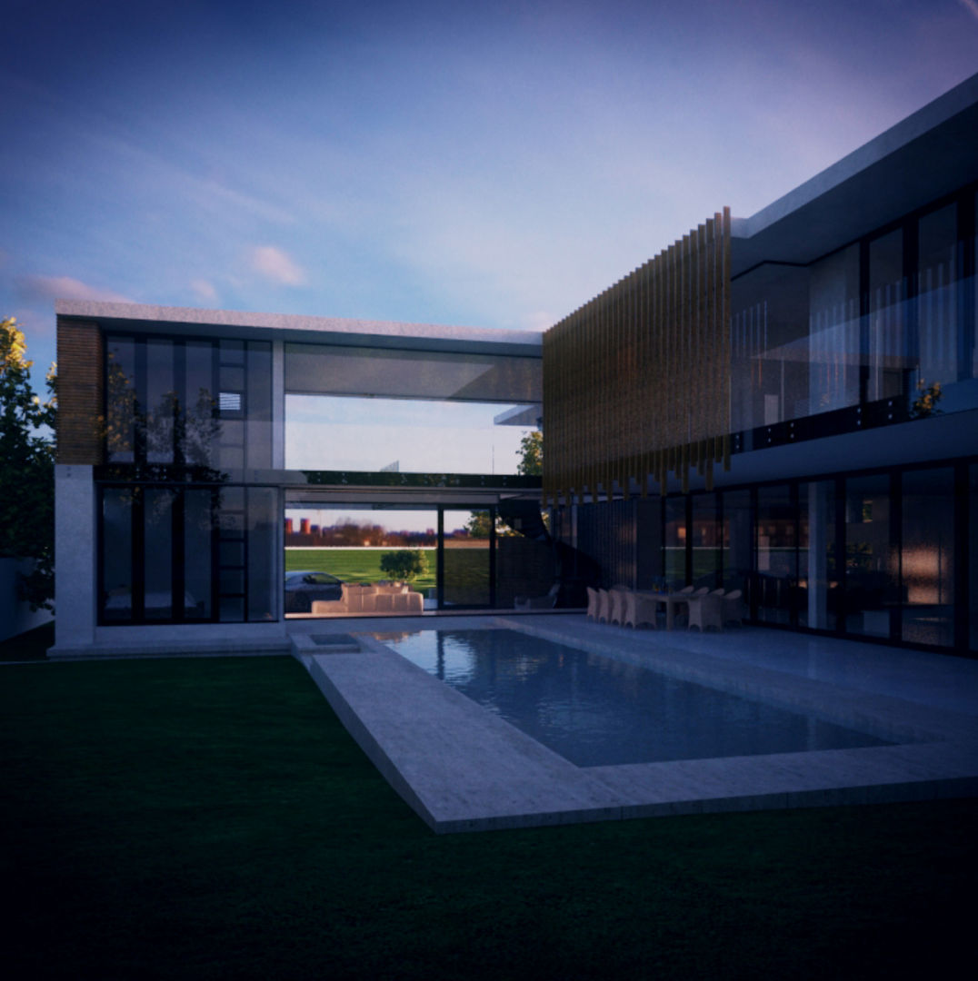 House 34 - Waterkloof Boulevard, Eclipse Architects Eclipse Architects Casas estilo moderno: ideas, arquitectura e imágenes