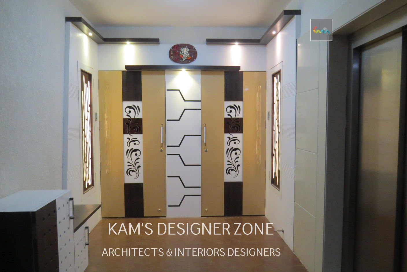 Home Interior Design for PREETI AGARWAL, KAMS DESIGNER ZONE KAMS DESIGNER ZONE Modern houses