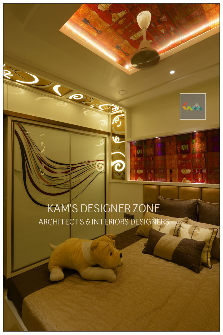 Home interior Design for Manish Thakkar, KAMS DESIGNER ZONE KAMS DESIGNER ZONE Детская комната в стиле модерн