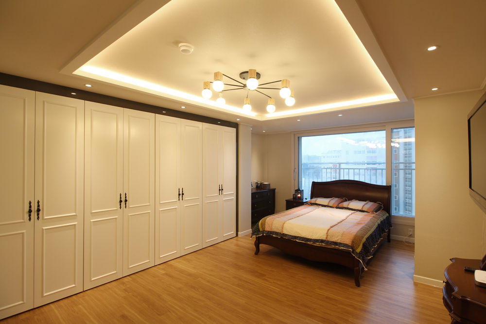 부산광역시 정관읍 신동아파밀리애 아파트 인테리어, 까사델오키드 까사델오키드 Classic style bedroom