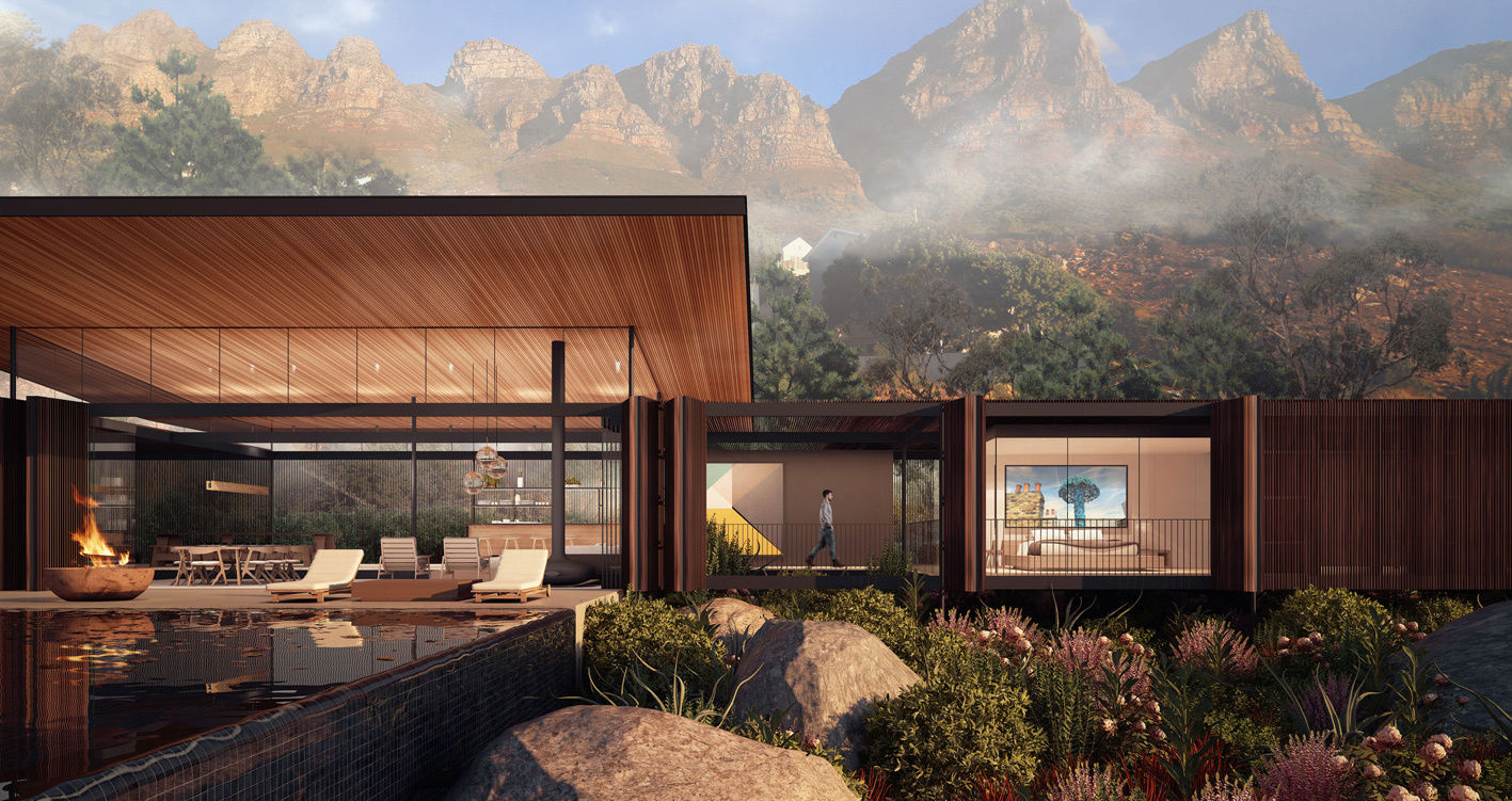 Camps Bay Home, Kunst Architecture & Interiors Kunst Architecture & Interiors Maisons modernes