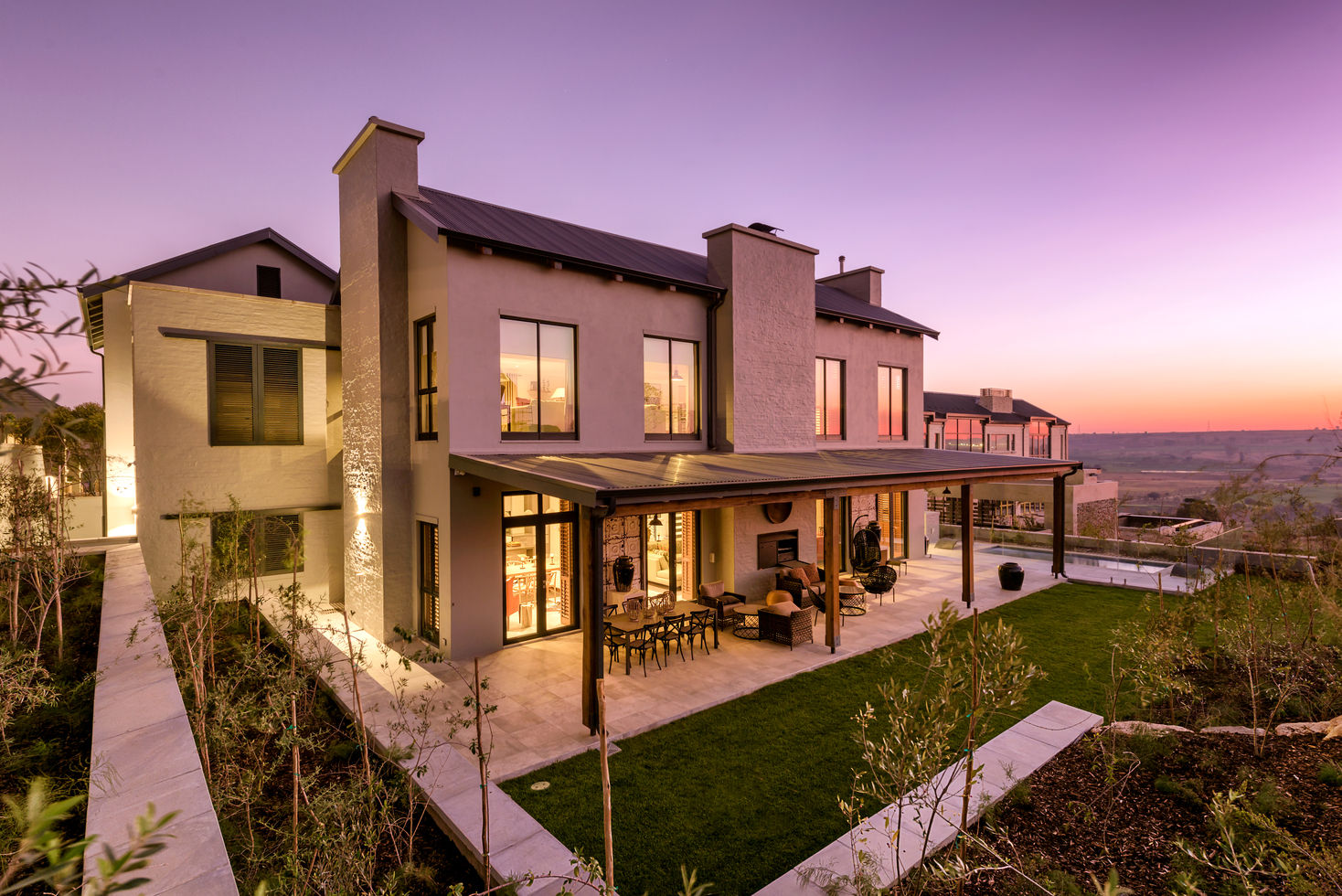 Private Residence, Steyn City, Fourways, Gauteng, Gelding Construction Company (PTY) Ltd Gelding Construction Company (PTY) Ltd Casas modernas: Ideas, imágenes y decoración