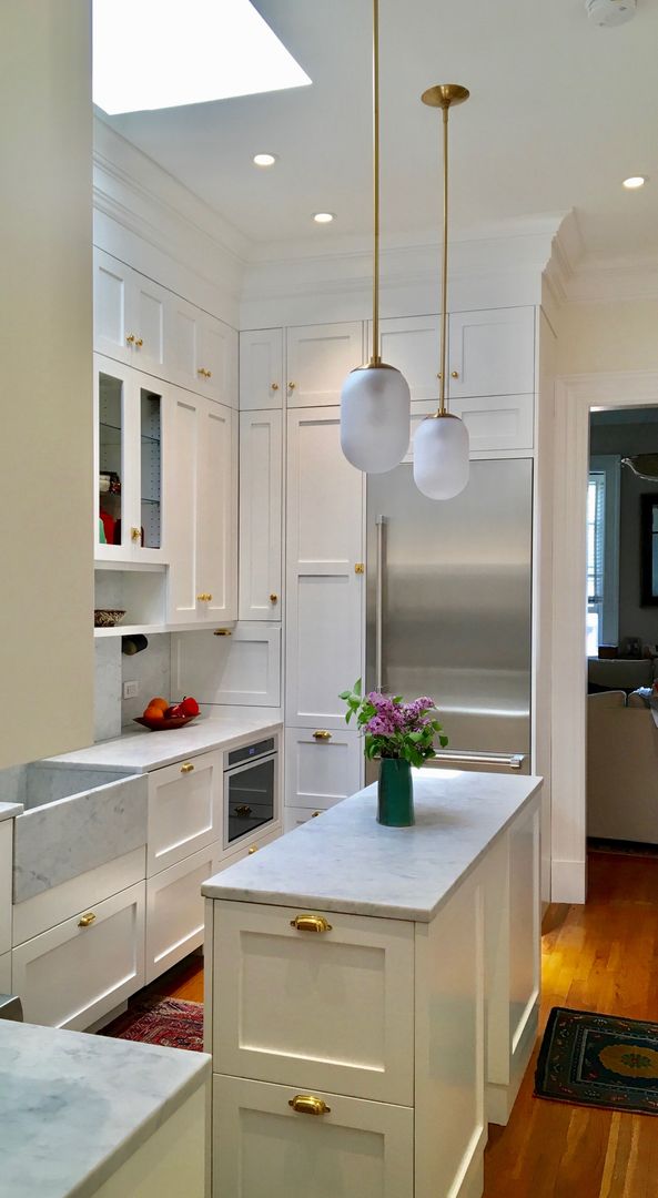 Brooklyn Brownstone Duplex, Lorraine Bonaventura Architect Lorraine Bonaventura Architect Dapur Klasik Kayu Wood effect