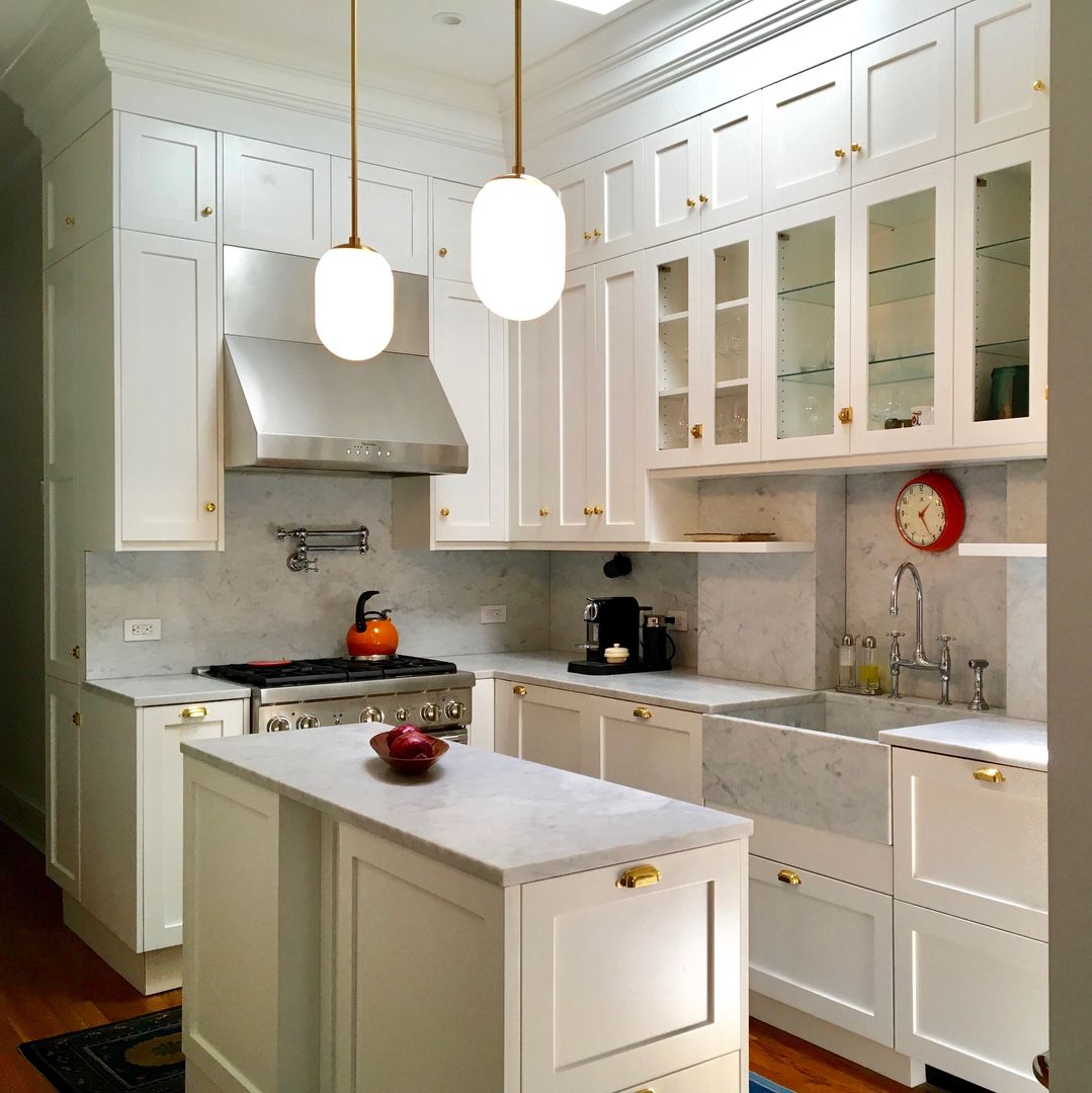 Brooklyn Brownstone Duplex, Lorraine Bonaventura Architect Lorraine Bonaventura Architect Kitchen Wood Wood effect