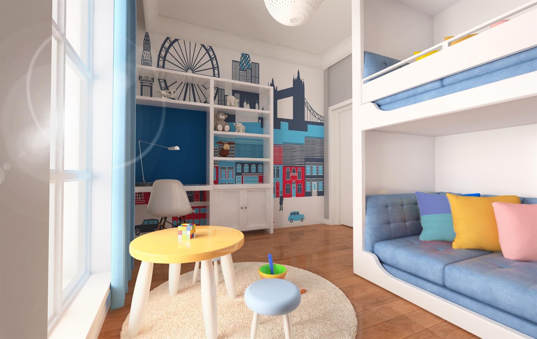 BGC Yunuseli Toki / Bursa, GEKADESIGN GEKADESIGN Dormitorios infantiles modernos: