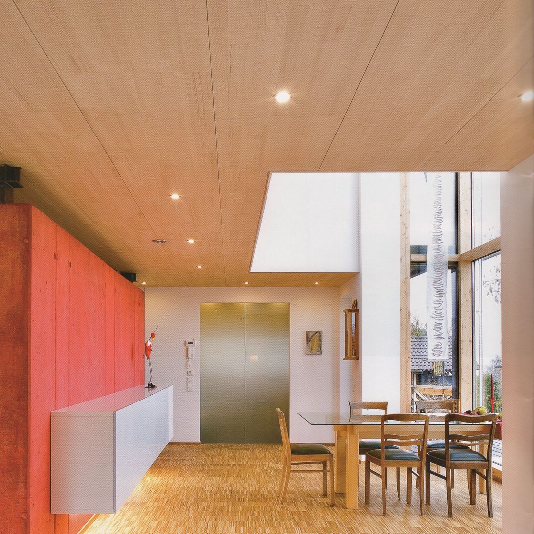 HAUS AM BODENSEE, ARCHITEKTEN GECKELER ARCHITEKTEN GECKELER Modern dining room Wood Wood effect