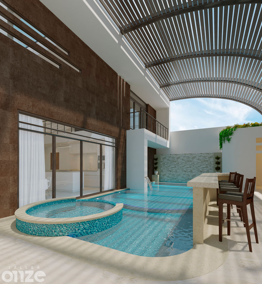 Casa LP, Taller Onze Taller Onze Modern pool