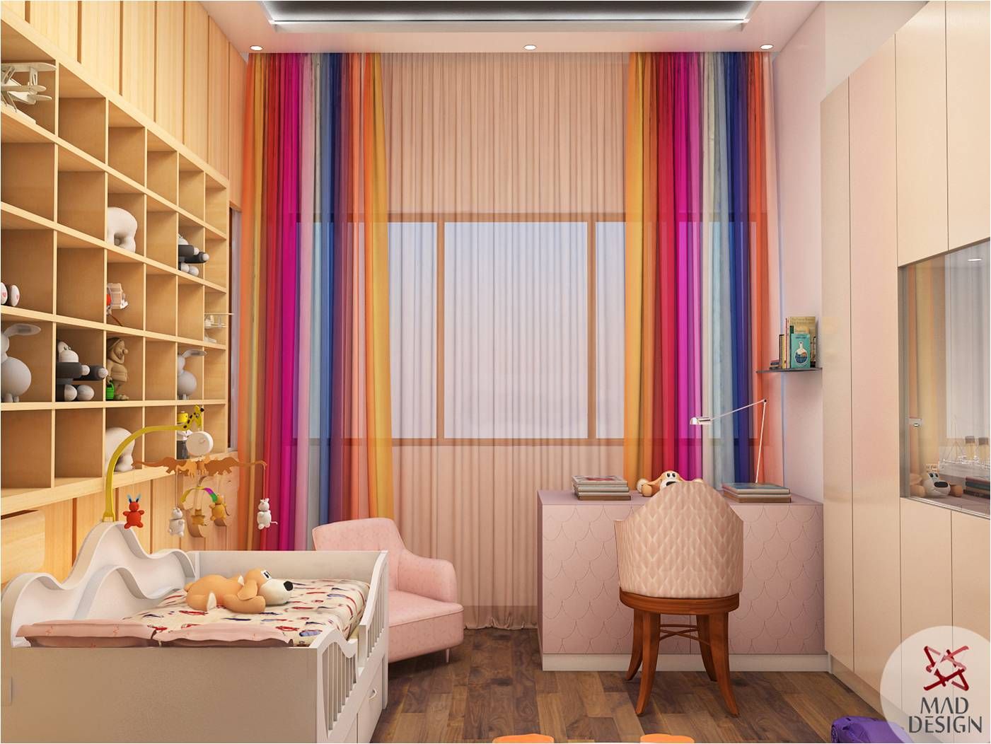 KIDS ROOM - VIEW 2 homify 嬰兒房/兒童房