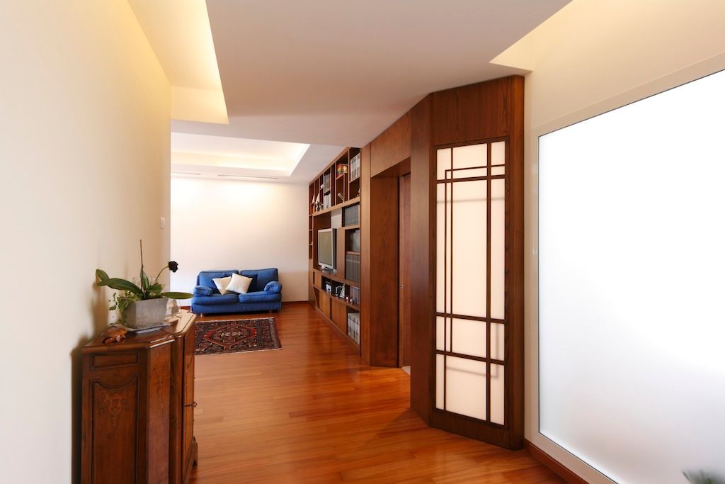 Casa Cassia, Daniele Arcomano Daniele Arcomano Koridor & Tangga Modern Kayu Wood effect
