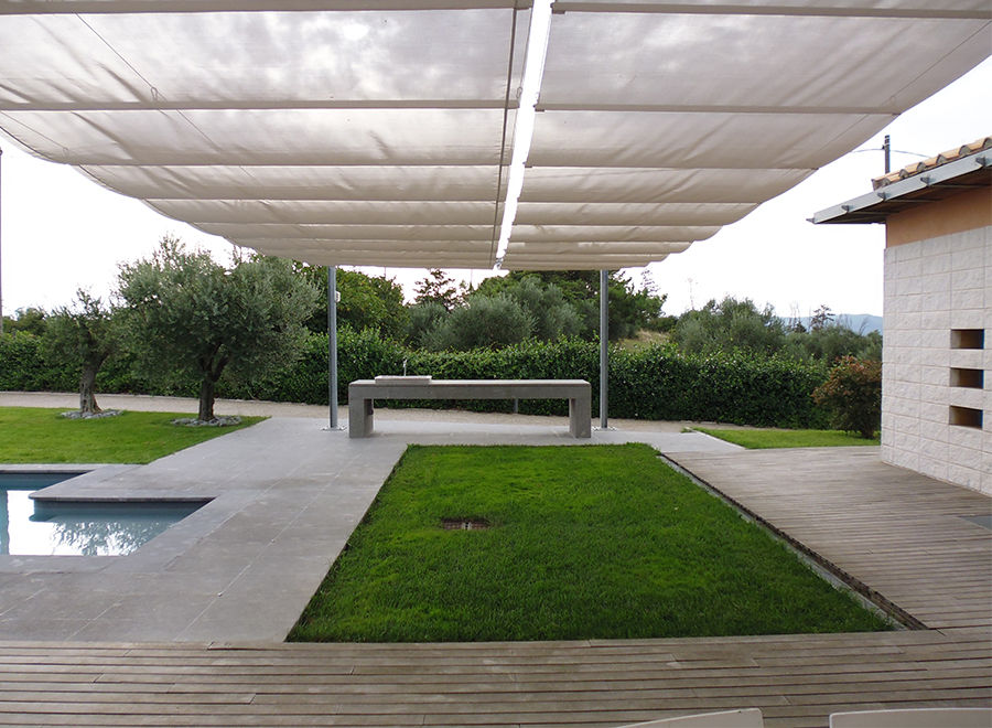 Villa Privata (Trevignano Romano) , Studio Crachi Studio Crachi Jardins modernos